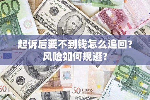北京起诉后要不到钱怎么追回？风险如何规避？