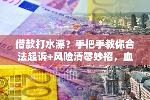 北京借款打水漂？手把手教你合法起诉+风险清零妙招，血泪教训换来的干货！