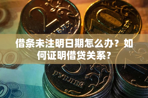 北京借条未注明日期怎么办？如何证明借贷关系？