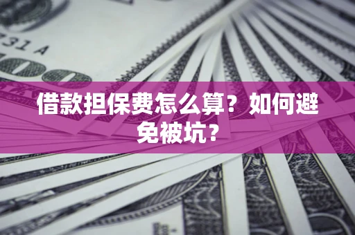 北京借款担保费怎么算？如何避免被坑？